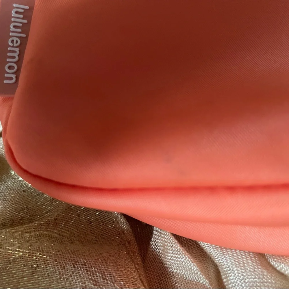 Lululemon Athletica Peach Cosmetic Bag - Picture 4 of 4